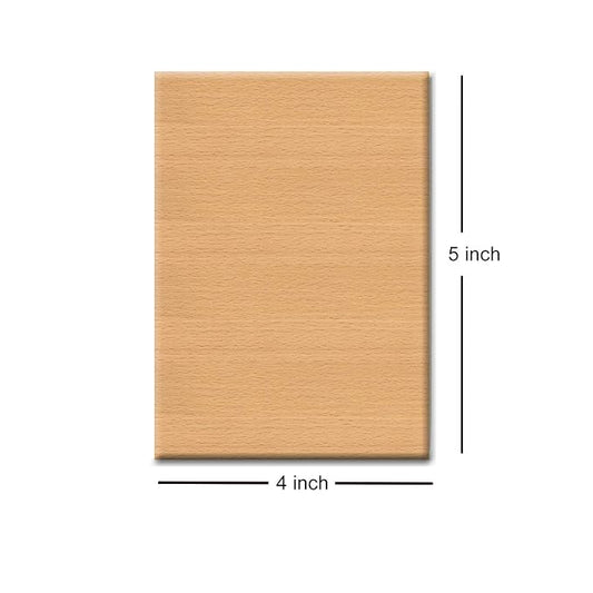 Personalized Natural Wooden Engraved Rectangle Photo Frame