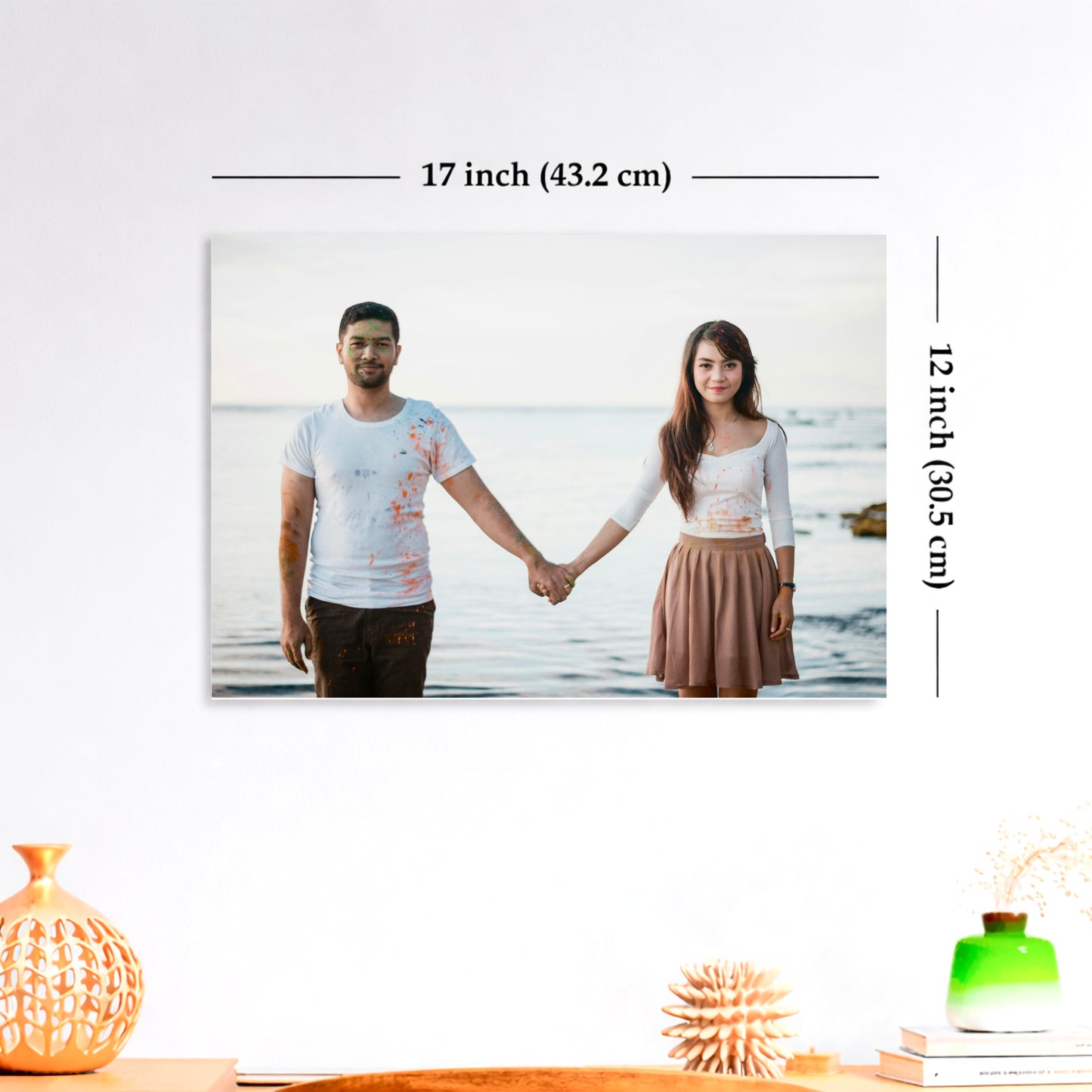 Landscape Personalized Acrylic Photo Frame.