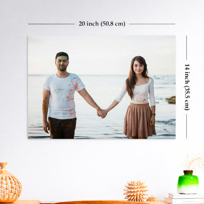 Landscape Personalized Acrylic Photo Frame.