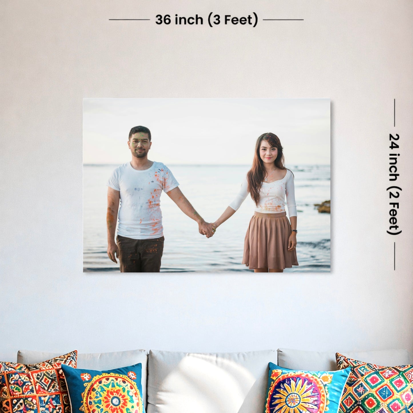 Landscape Personalized Acrylic Photo Frame.