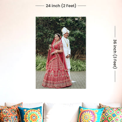 Portrait Personalized Acrylic Photo Frame.