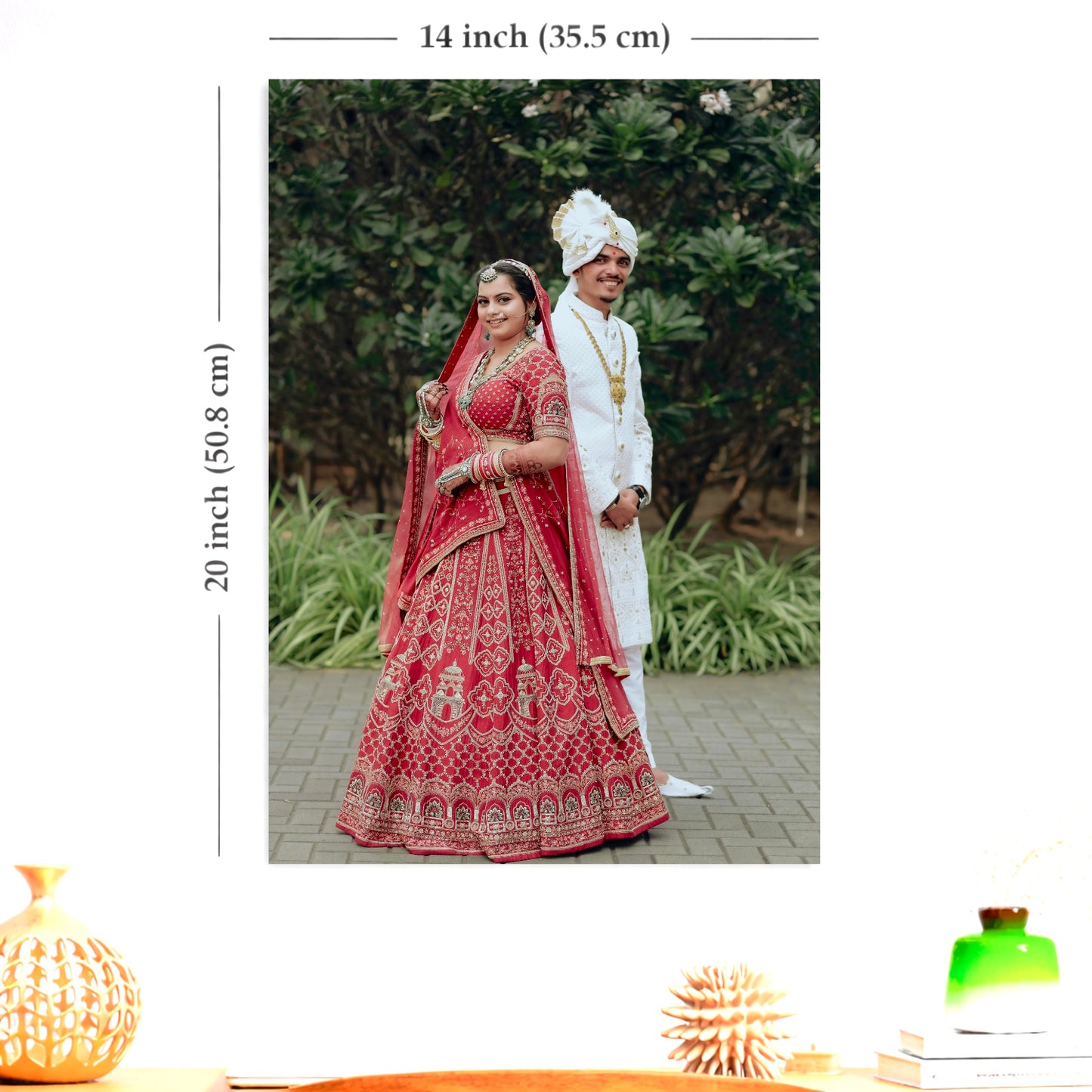 Portrait Personalized Acrylic Photo Frame.