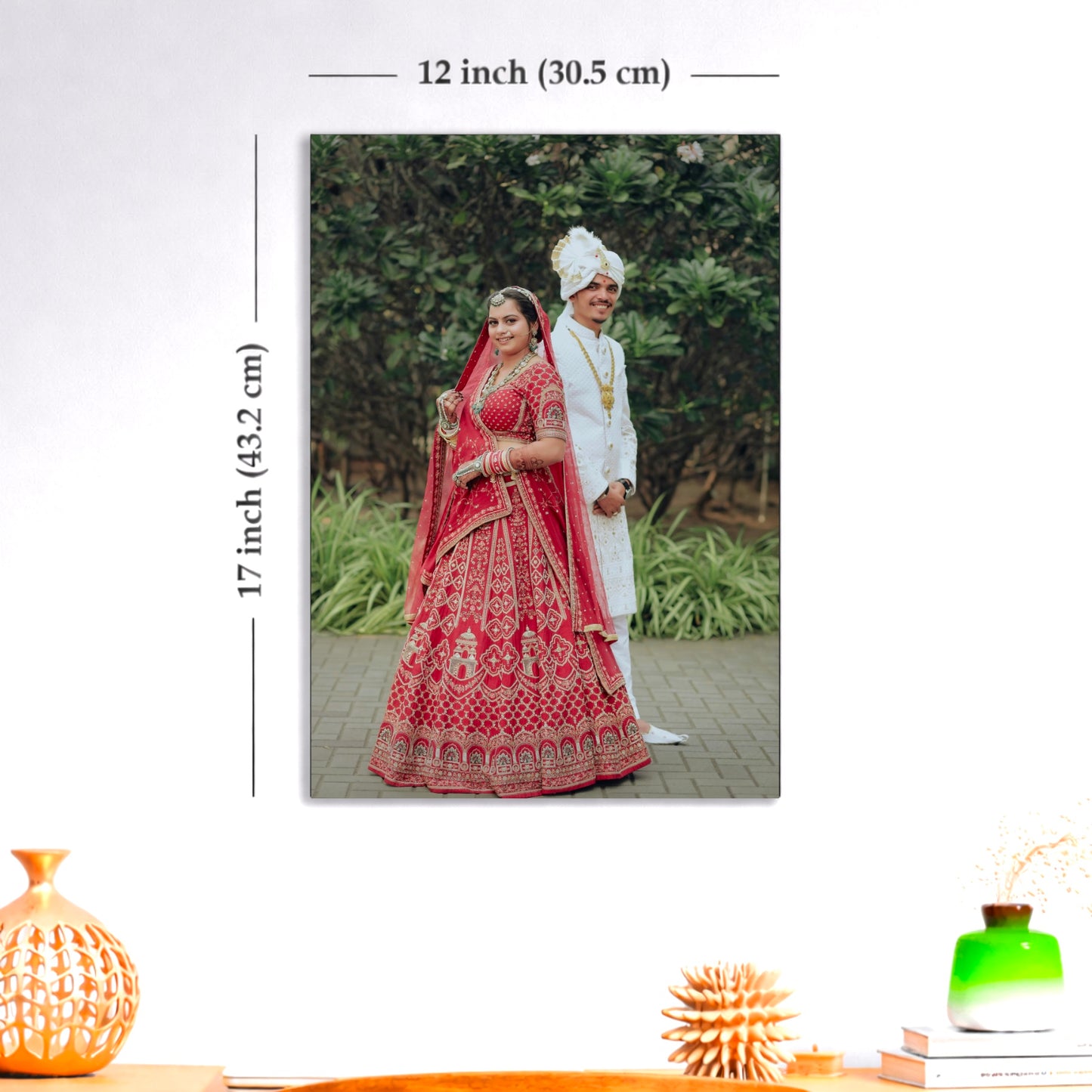 Portrait Personalized Acrylic Photo Frame.