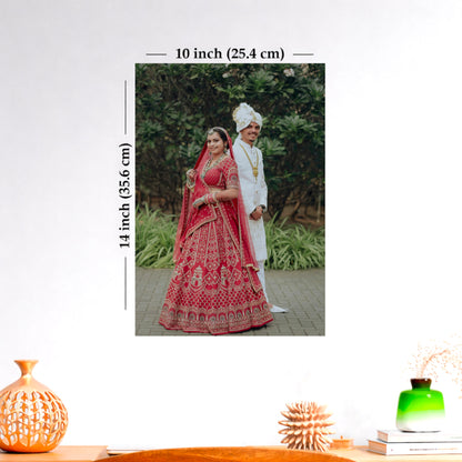 Portrait Personalized Acrylic Photo Frame.