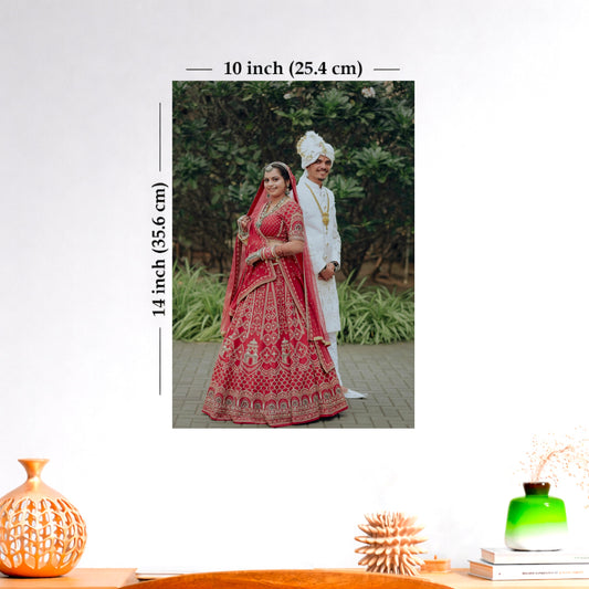 Portrait Personalized Acrylic Photo Frame.