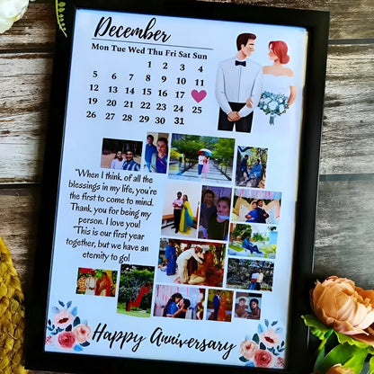 Moon Photo Frame A4 size